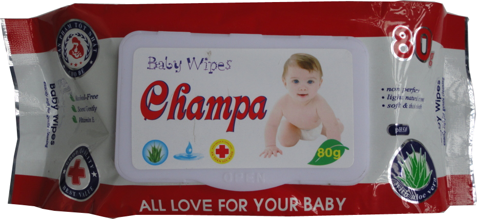 Khăn ướt em bé Champa - Công Ty TNHH Sản Xuất Thương Mại Dịch Vụ Duy Duy